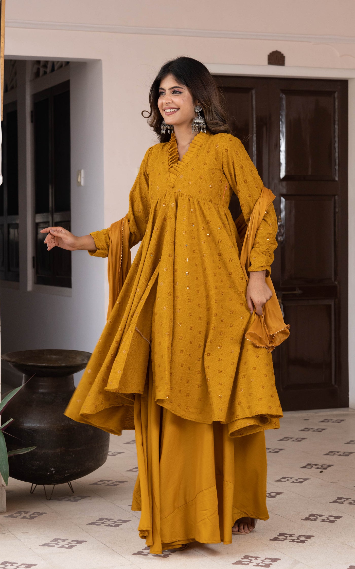 MUSTARD RANI SUIT SET