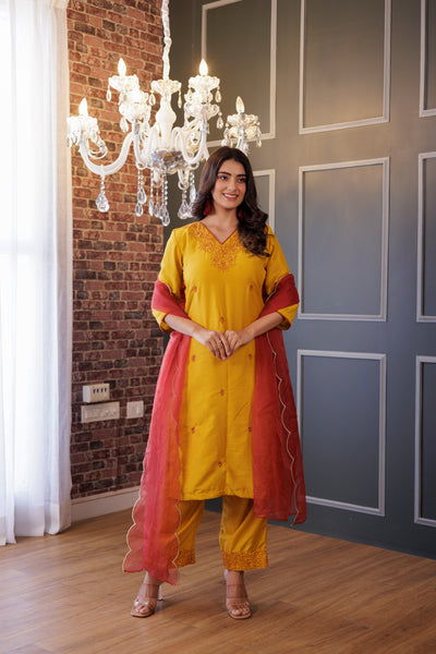 MUSTARD RANI SUIT SET