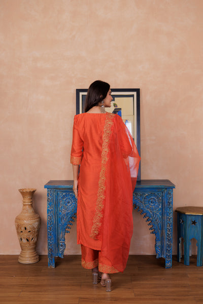 SIENNA CHANDERI SUIT SET