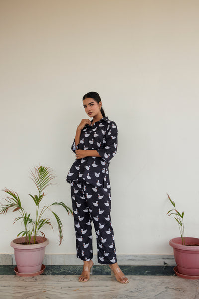 DUCK BLACK CO-ORD SET