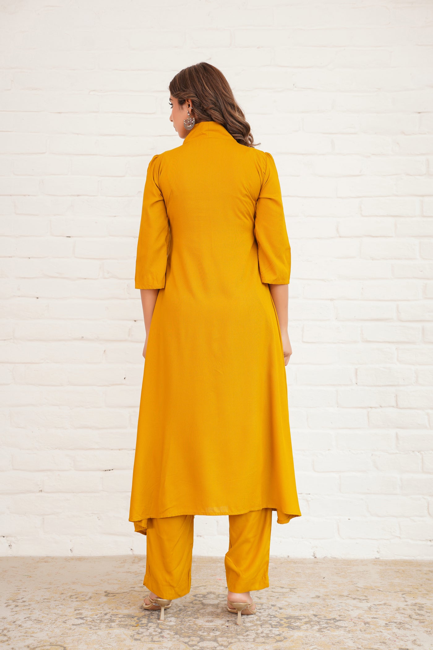 MUSTARD SUIT SET
