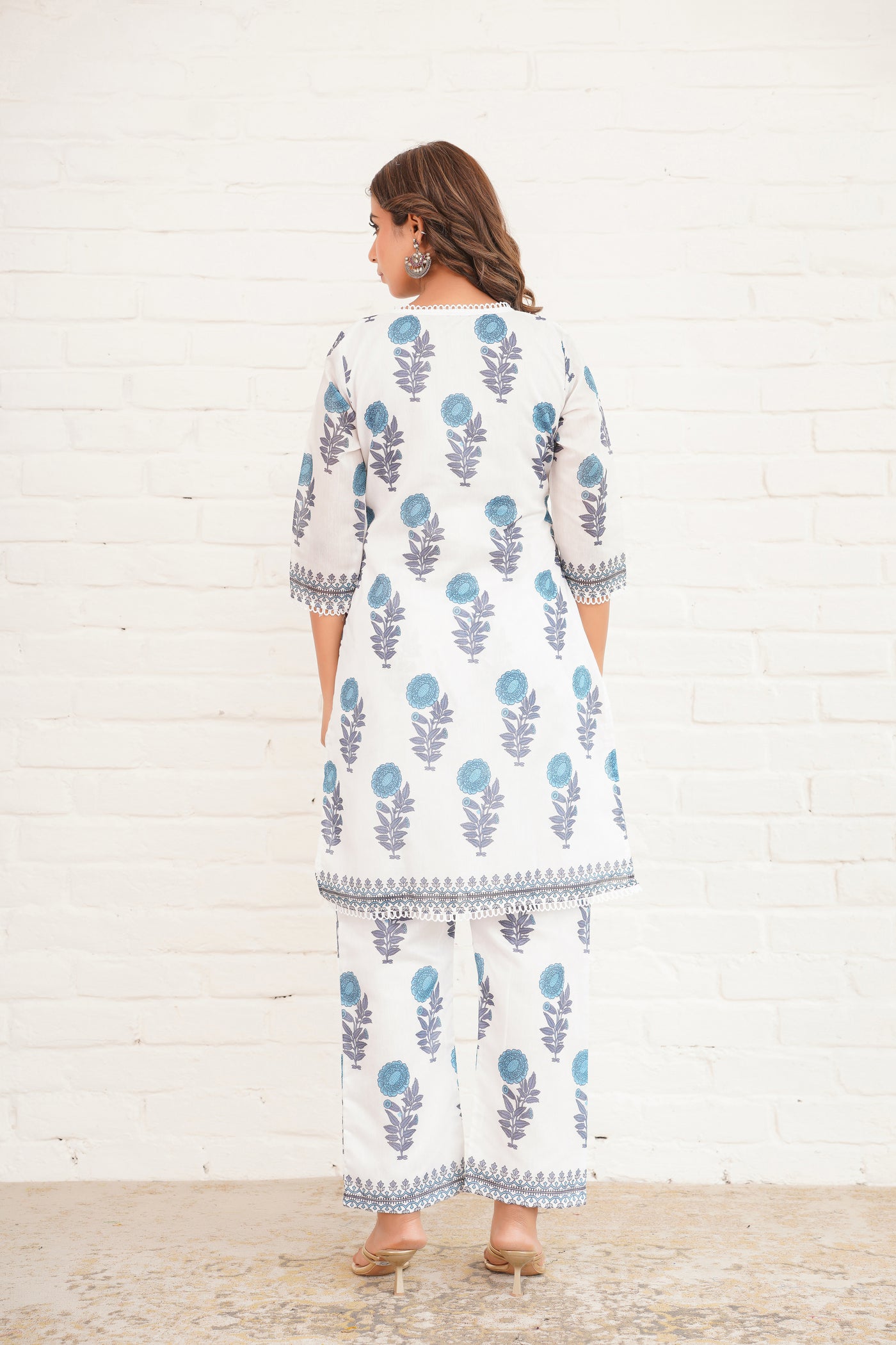 ROSABELLE CHANDERI SUIT SET