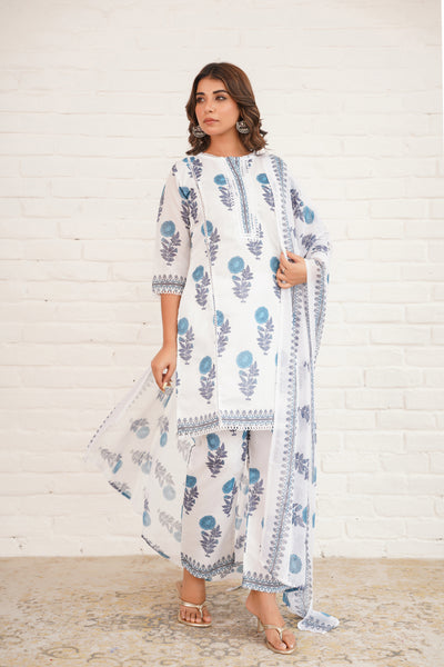 ROSABELLE CHANDERI SUIT SET