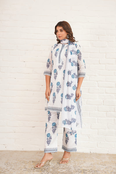 ROSABELLE CHANDERI SUIT SET
