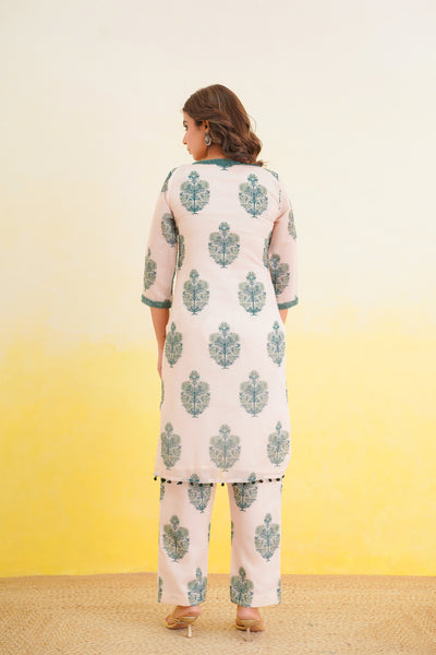 GANGA CHANDERI SUIT SET